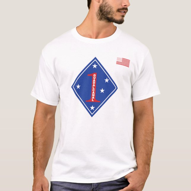 Camiseta Divisão Marinha de ruas dos Estados Unidos (Frente)