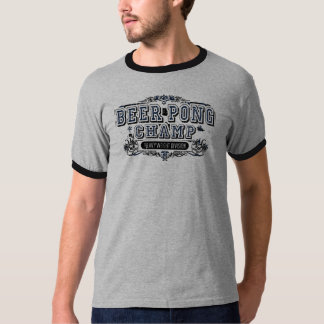 Camiseta Divisão pesada do campeão de Pong da cerveja -