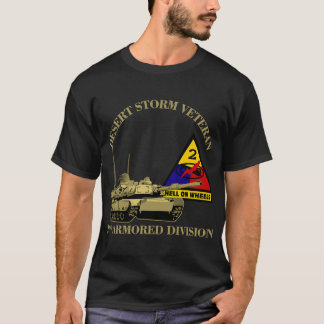 Camiseta Divisão segundo Armada Tempestade no Deserto Veter