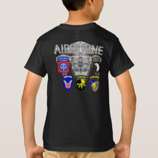 Camiseta Divisões Aéreas do Exército Passadas e Presentes