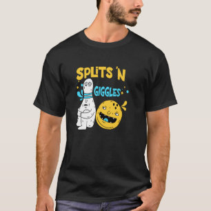 Camiseta Divisões e Risadinhas, Jogador de boliche engraçad