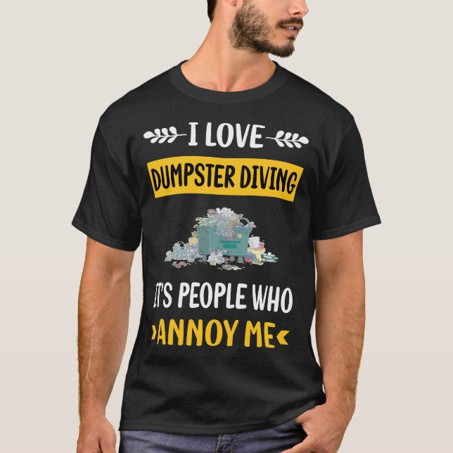 Camiseta Divisor de lixo Pessoas Annoy (Frente)