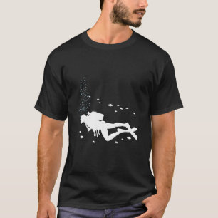 Camiseta Divisor de Natações de mergulho