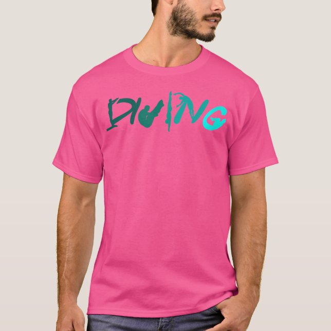 Camiseta Divisor de plataforma de mergulho de borda (Frente)