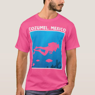 Camiseta Divisor de Scuba do Cozumel México