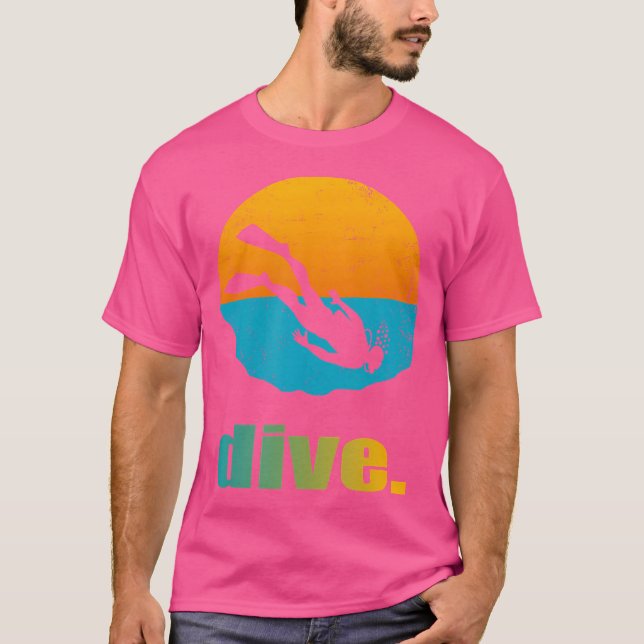 Camiseta Divisor de Scuba Roupa (Frente)