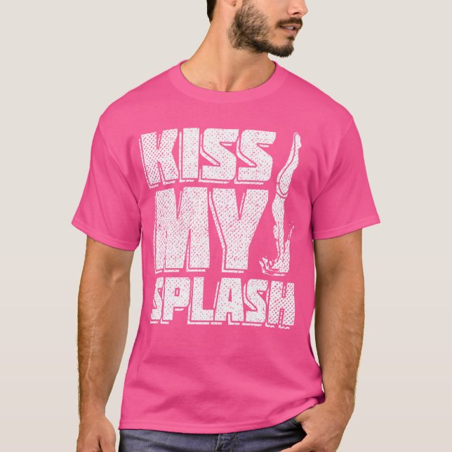 Camiseta Divisor de Springboard Engraçado de Plataforma (Frente)