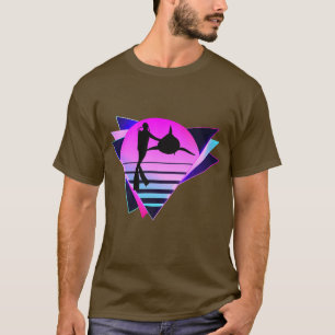 Camiseta Divisor de vídeo Scuba e Vaporware de tubarão retr