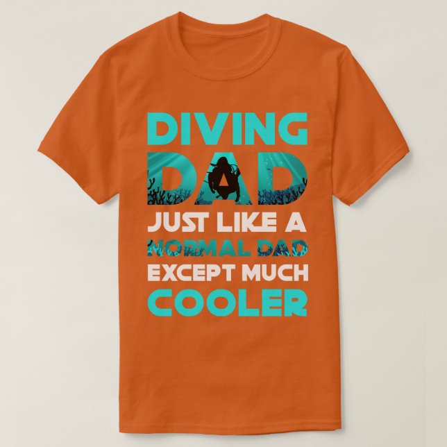 Camiseta Divisor Pai Scuba (Frente do Design)