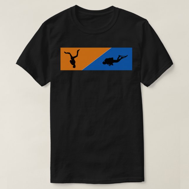 Camiseta Divisor Skydiving Skydive extrem Esporte 2 (Frente do Design)