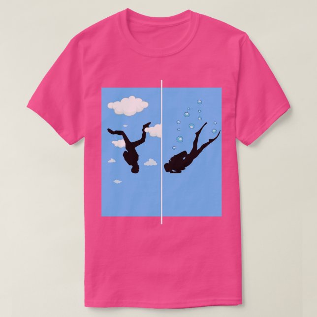 Camiseta Divisor Skydiving Skydive extrem Esporte 3 (Frente do Design)