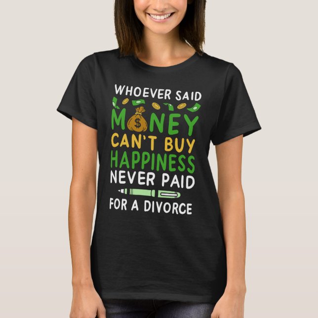 Camiseta divorce I separation divorce party (Frente)