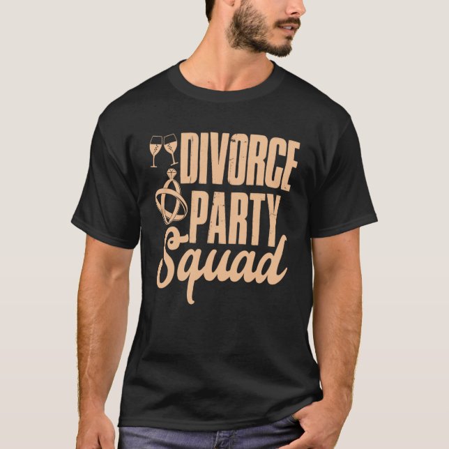 Camiseta Divorce Party Squad Happy Divorce Woman Ex wife (Frente)