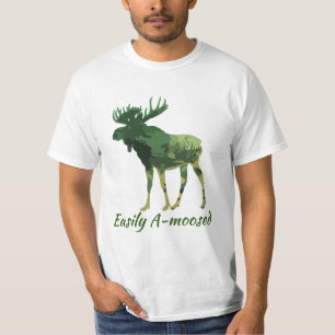 Camiseta Divorciada Camuflagem Moose T-Shirt
