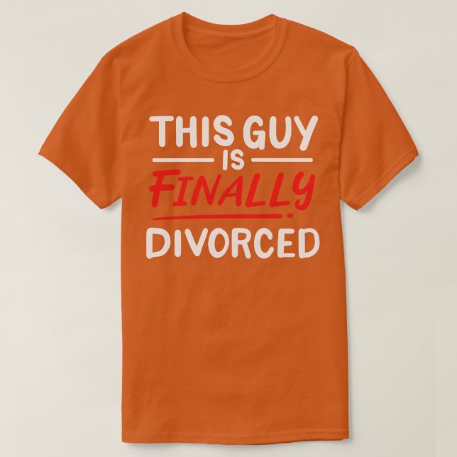 Camiseta Divorciado (Frente do Design)