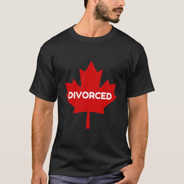 Camiseta Divorciado Canadá (Frente)