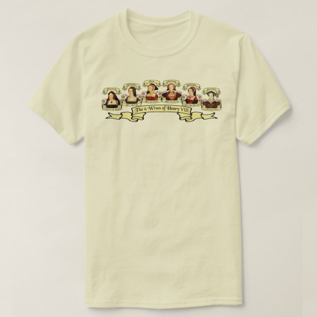 Camiseta Divorciado, decapitado, DIed... Esposas de Henriqu (Frente do Design)