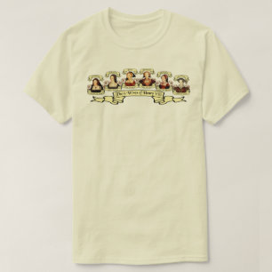 Camiseta Divorciado, decapitado, morrido… Esposas de Henr