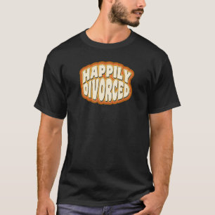 Camiseta Divorciado Felizmente, Festa 2 do Divórcio Cute Fu