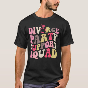Camiseta Divorciado Para Homens Mulheres Apoiam Partido Div