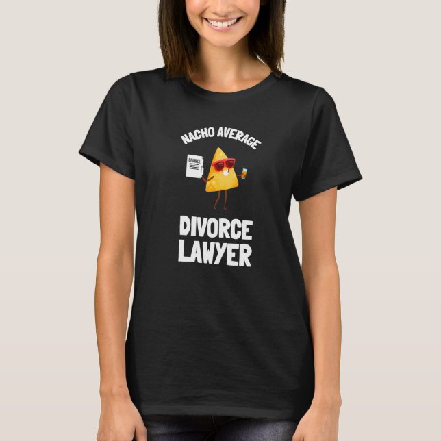 Camiseta Divorciar Advogado Divorciador Partido Ex-Esposa e (Frente)