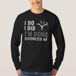 Camiseta Divorciar AF para Homens Novas Divorcias 4