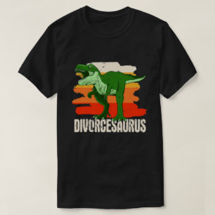 Camiseta Divórciosaurus Dinossauro Engraçado Divórcio Vin