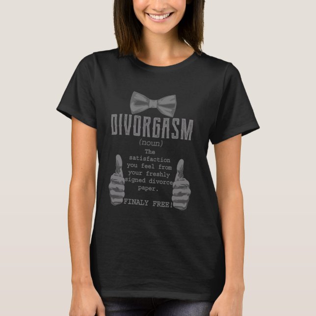 Camiseta Divorgasmo Divórcio Finalmente Livre Divorciada (Frente)