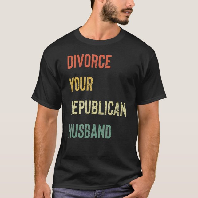 Camiseta Divorra Seu Marido Republicano (Frente)