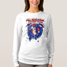 Camiseta Divulgação do cheio em breve | Astronauta flutuant