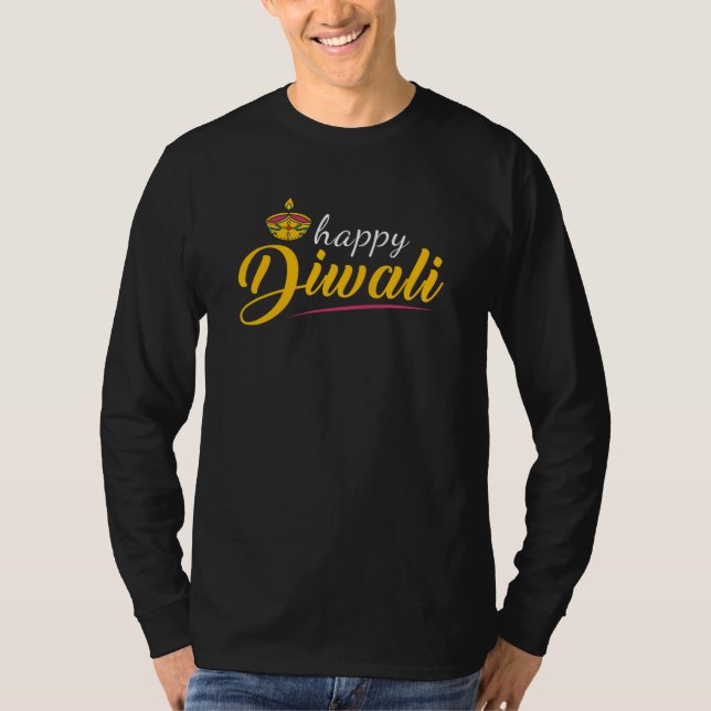 Camiseta Diwali Happy Diwali (Frente)