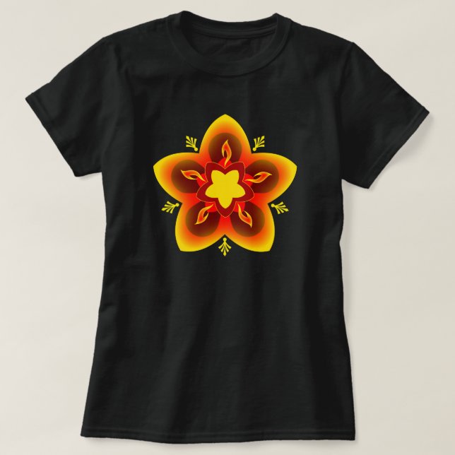 Camiseta diwali rangoli (Frente do Design)