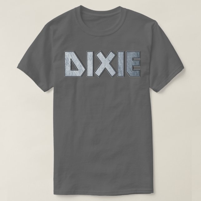 Camiseta Dixie de metal pesado (Frente do Design)