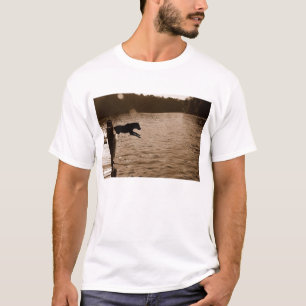 Camiseta Dixie que salta fora da doca