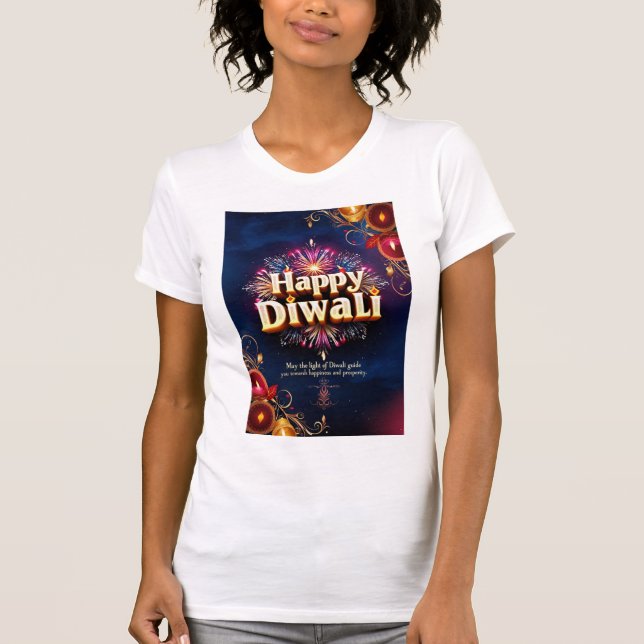 Camiseta Diyas de iluminação e lâmpadas (Frente)