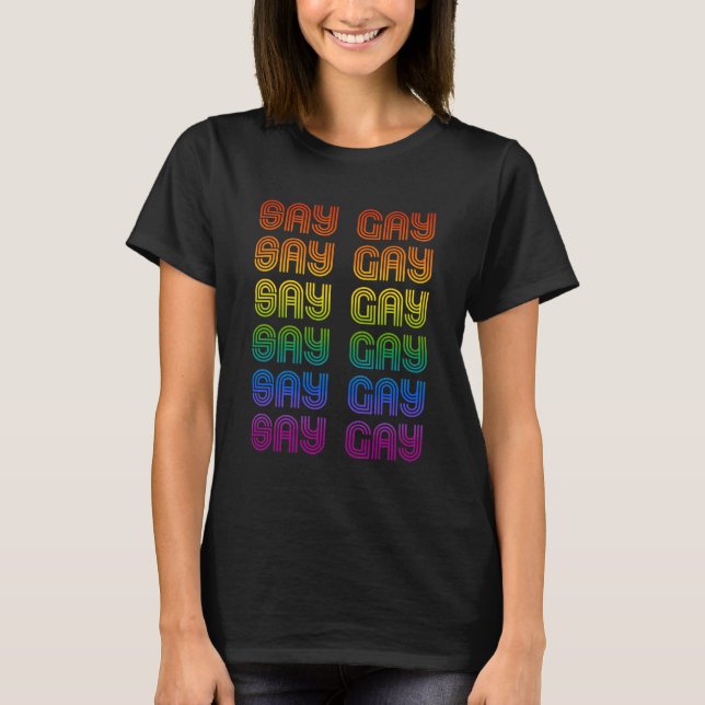 Camiseta Diz Gay (Frente)