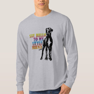 Camiseta Diz Olá Ao Meu Pequeno Amigo