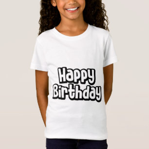 Camiseta Dizemos de Tipografia de Aniversário