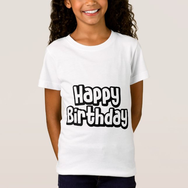 Camiseta Dizemos de Tipografia de Aniversário (Frente)