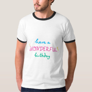 Camiseta Dizemos de Tipografia de Aniversário