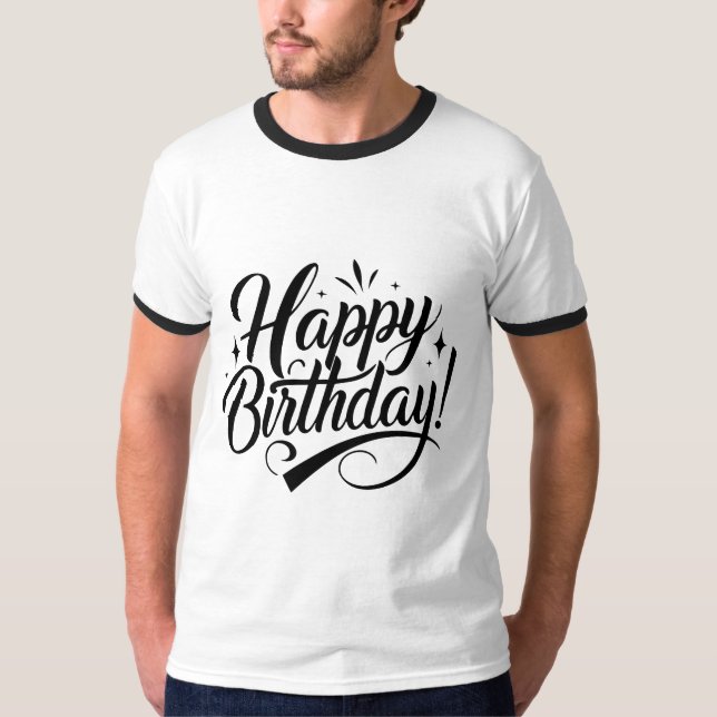 Camiseta Dizemos de Tipografia de Aniversário (Frente)