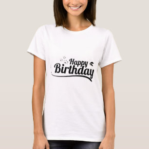 Camiseta Dizemos de Tipografia de Aniversário