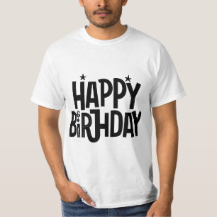Camiseta Dizemos de Tipografia de Aniversário