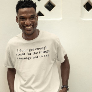 Camiseta Dizemos engraçados no local de trabalho Presente p