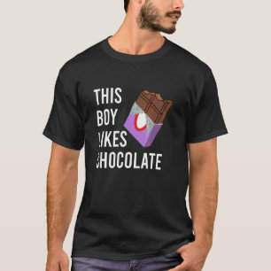Camiseta Dizendo Cacau Fã de Chocolate