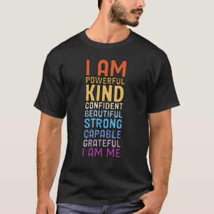 Camiseta Dizendo citações positivas mulheres inspiradoras