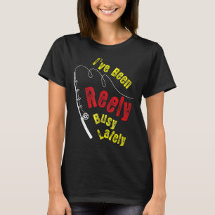 Camiseta Dizendo de Pesca Divertido Pescador Eu Estive Muit