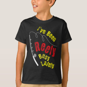 Camiseta Dizendo de Pesca Divertido Pescador Eu Estive Muit