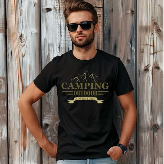 Camiseta Dizendo engraçado de camping Presente de campista (Criador carregado)
