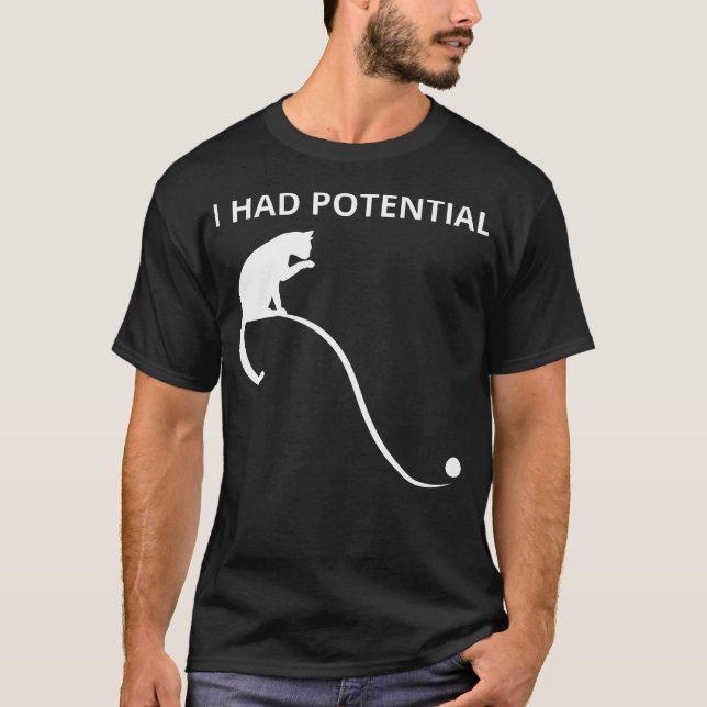 Camiseta Dizendo Física Engraçada Eu Tinha (Frente)
